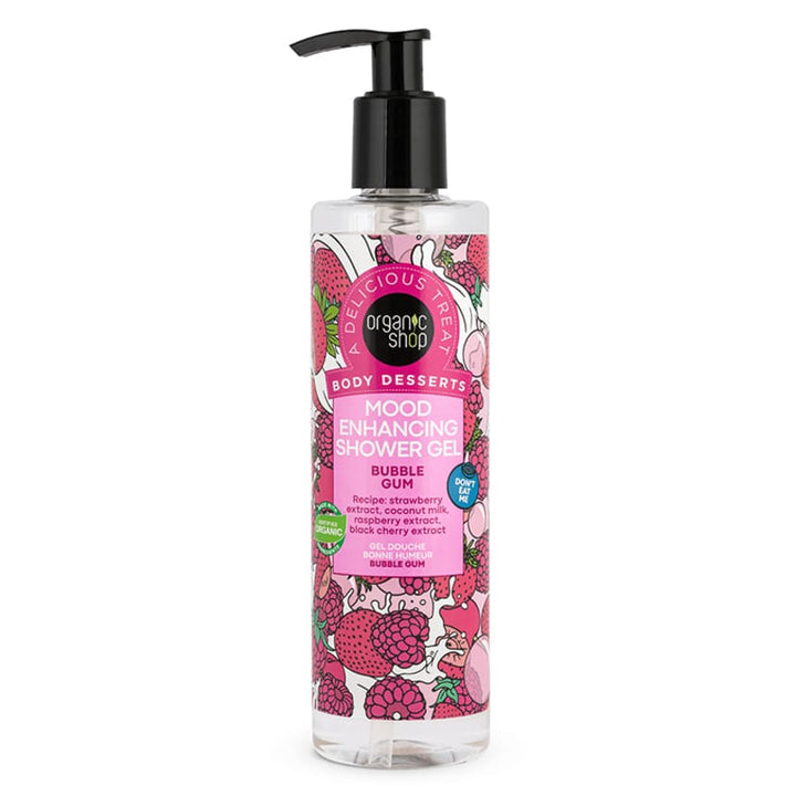 Organic Shop Body Desserts Mood Enhancing Shower Gel Bubble Gum, 280 ml