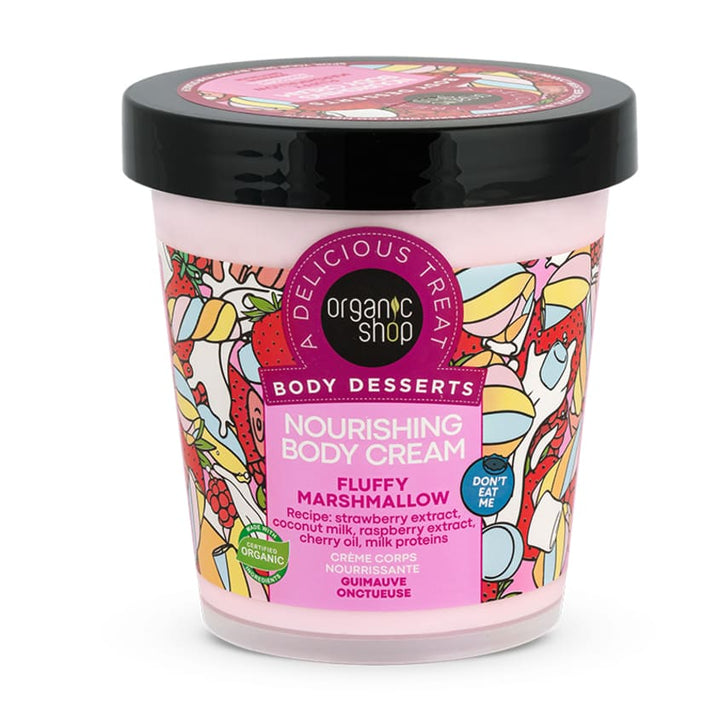 Body care Organic Shop Body Desserts Nourishing Body Cream Fluffy Marshmallow, 450 ml
