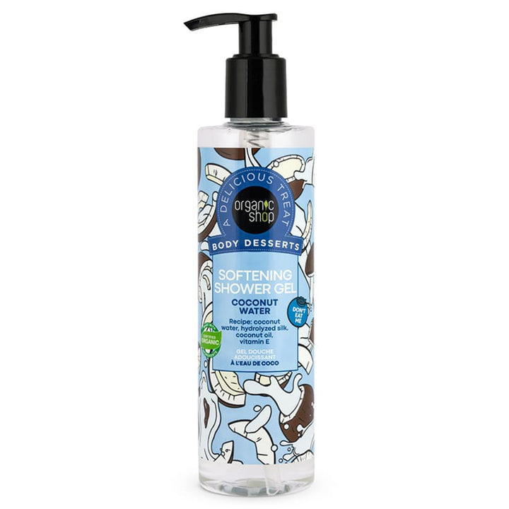 Organic Shop Body Desserts Softening Shower Gel Coconut Water, 280 ml