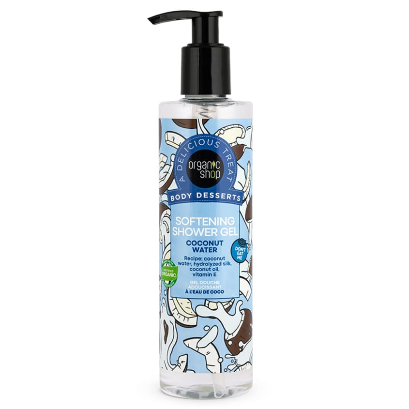 Organic Shop Body Desserts Softening Shower Gel Coconut Water, 280 ml