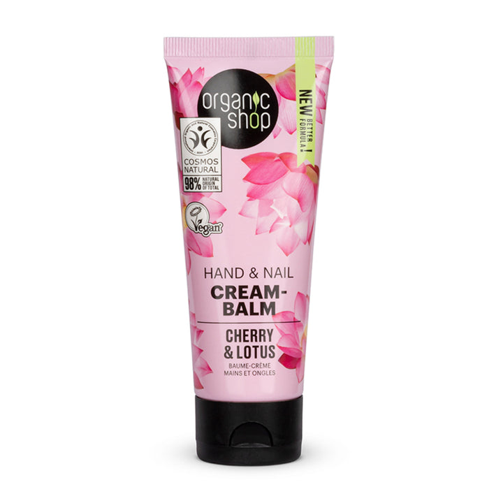 OS Hand & Nail Cream-Balm Cherry and Lotus, 75 ml