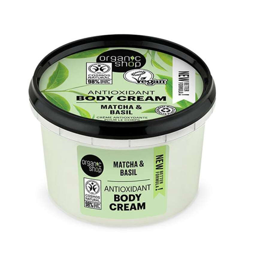 Antioxidant Body Cream Matcha And Basil