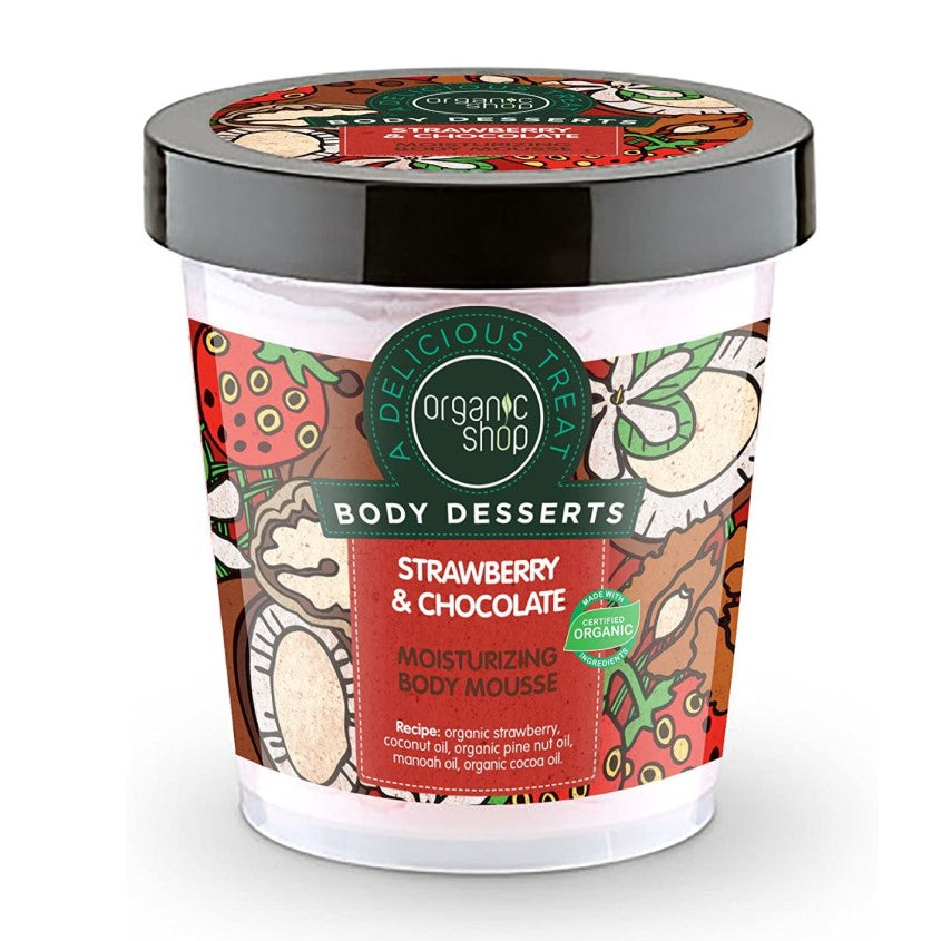 Body Dessert Strawberry & Chocolate Moisturising Body Mousse