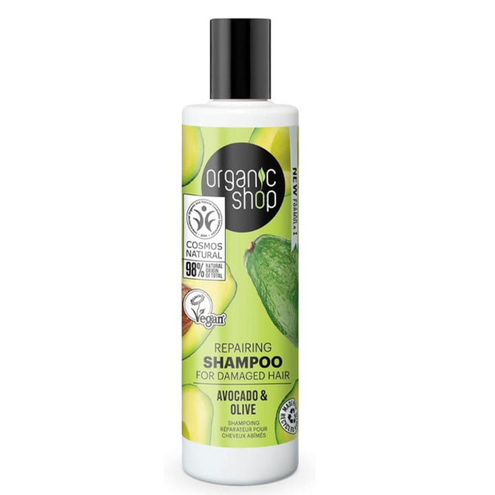 Repairing Shampoo For Damaged Hair Avocado And Olive