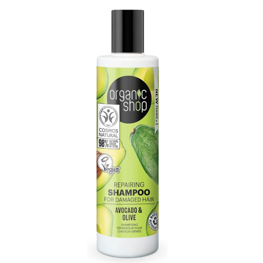 Repairing Shampoo For Damaged Hair Avocado And Olive