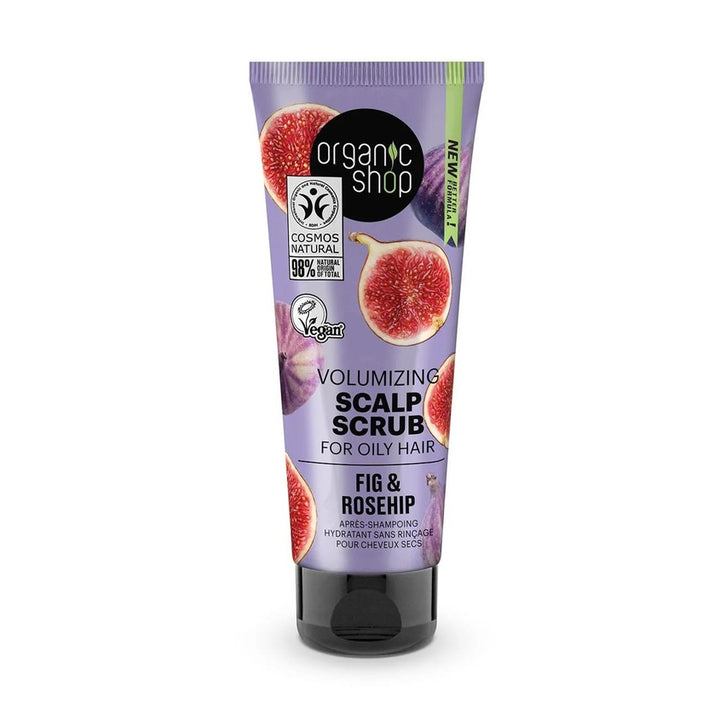 Scalp care VOLUMIZING SCALP SCRUB FOR OILY HAIR FIG AND ROSEHIP, 75 ML