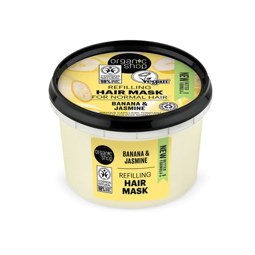 Refilling Hair Mask For Normal Hair Banana And Jasmine