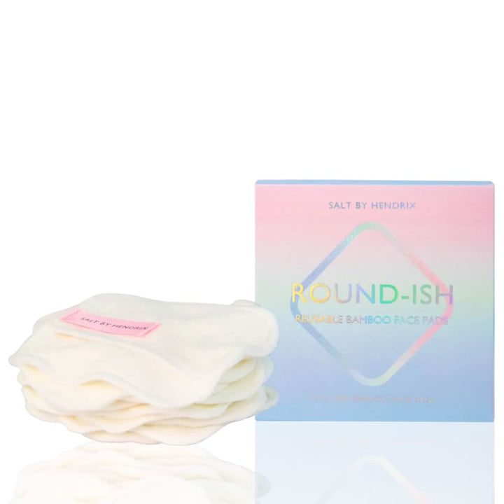 ROUND-ISH BAMBOO FACE PADS 10PCS