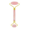 Face Roller Textured Rose Quartz