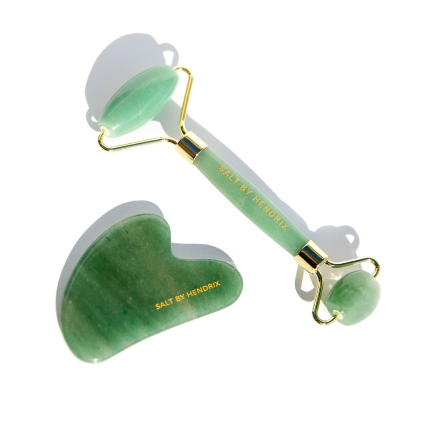 SALT BY HENDRIX SET JADE (FACE ROLLER+GUASHA)