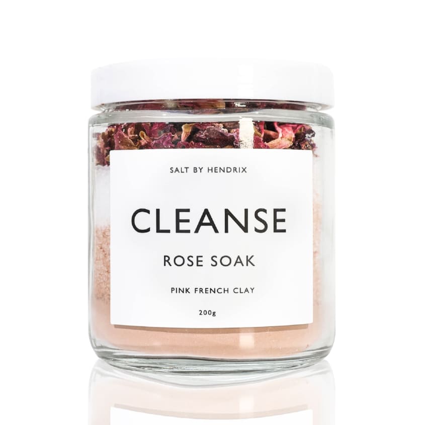 SALT BY HENDRIX CLEANSE ROSE ROSE+PINK CLAY 200G