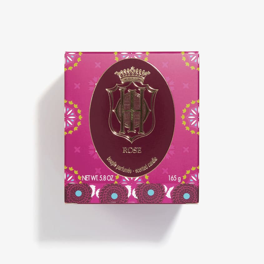 Scented Candle Rose Jar