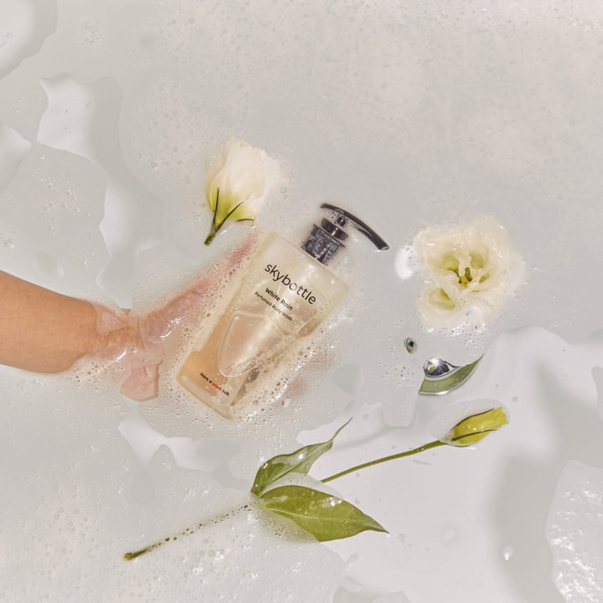 SKYBOTTLE WHITE RAIN PERFUMED BODY WASH 300ML – free delivery