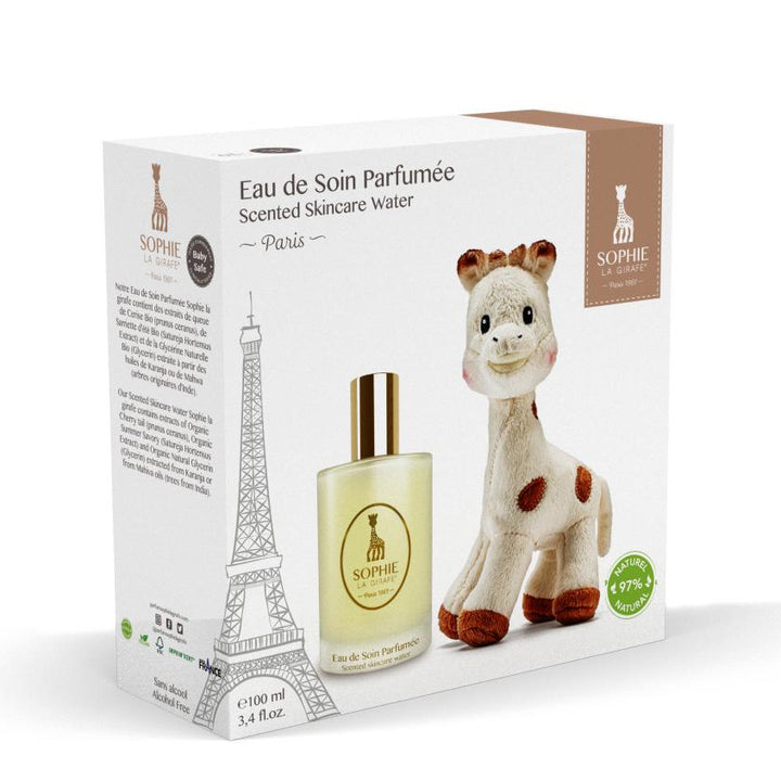 GIFT SET (SOPHIE LA GIRAFE EAU DE SOIN 100ML+SOPHIE JOUET DOUX 17CM)