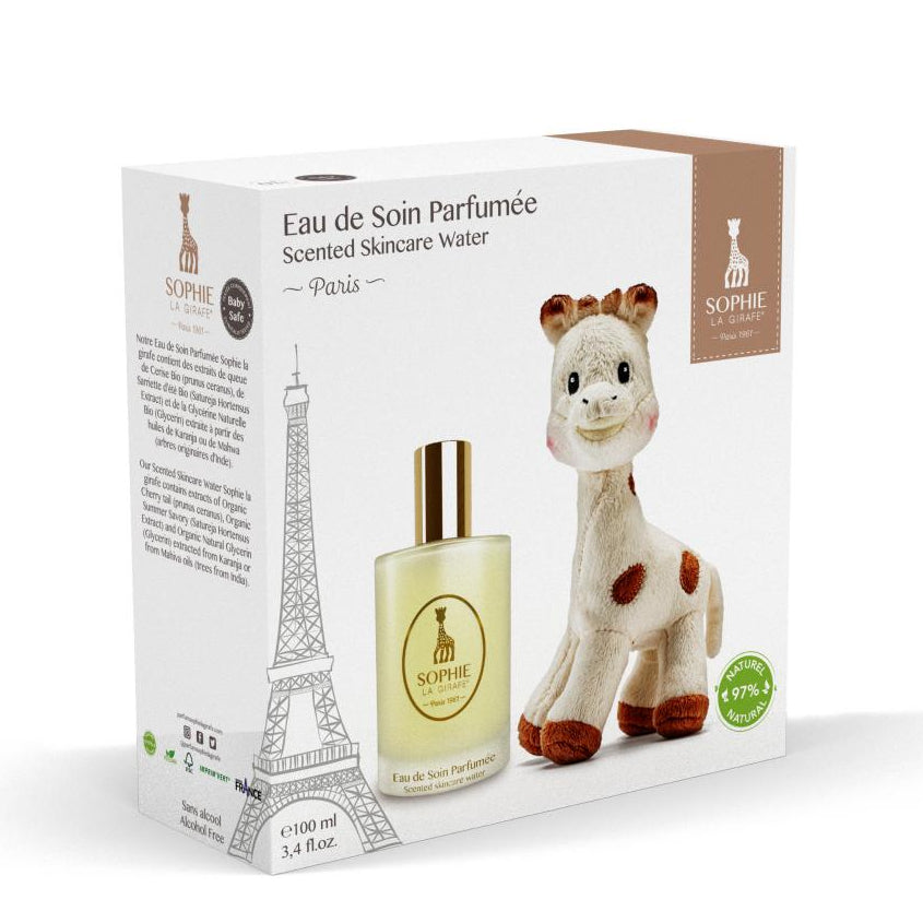 GIFT SET (SOPHIE LA GIRAFE EAU DE SOIN 100ML+SOPHIE JOUET DOUX 17CM) – متجر إلكتروني