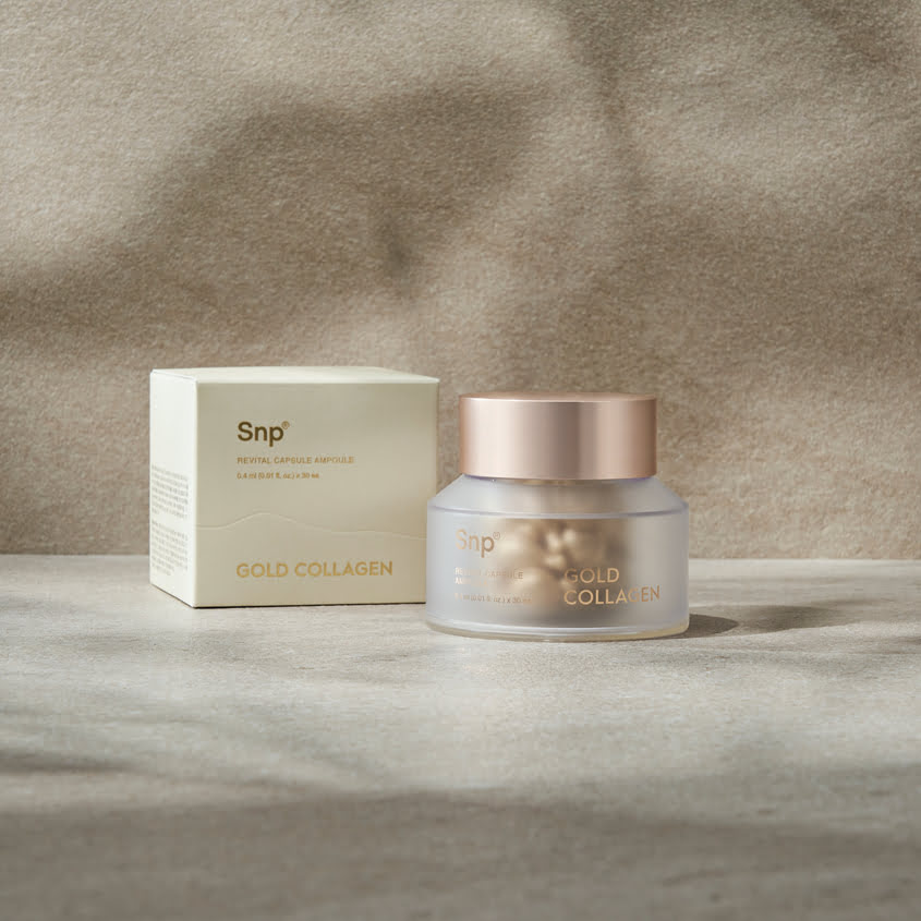 Gold Collagen Face Serum Capsules