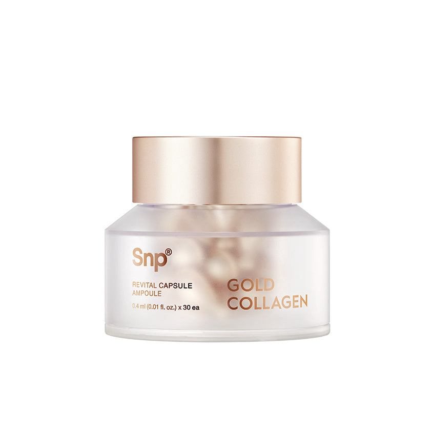 Gold Collagen Face Serum Capsules