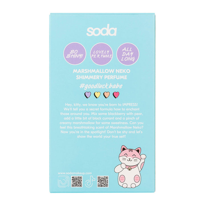 MARSHMALLOW NEKO SHIMMERY PERFUME #goodluckbabe 100ml