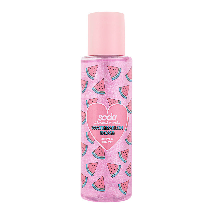 SODA WATERMELON BOMB SHIMMER BODY MIST #boomshakalaka 165 ml