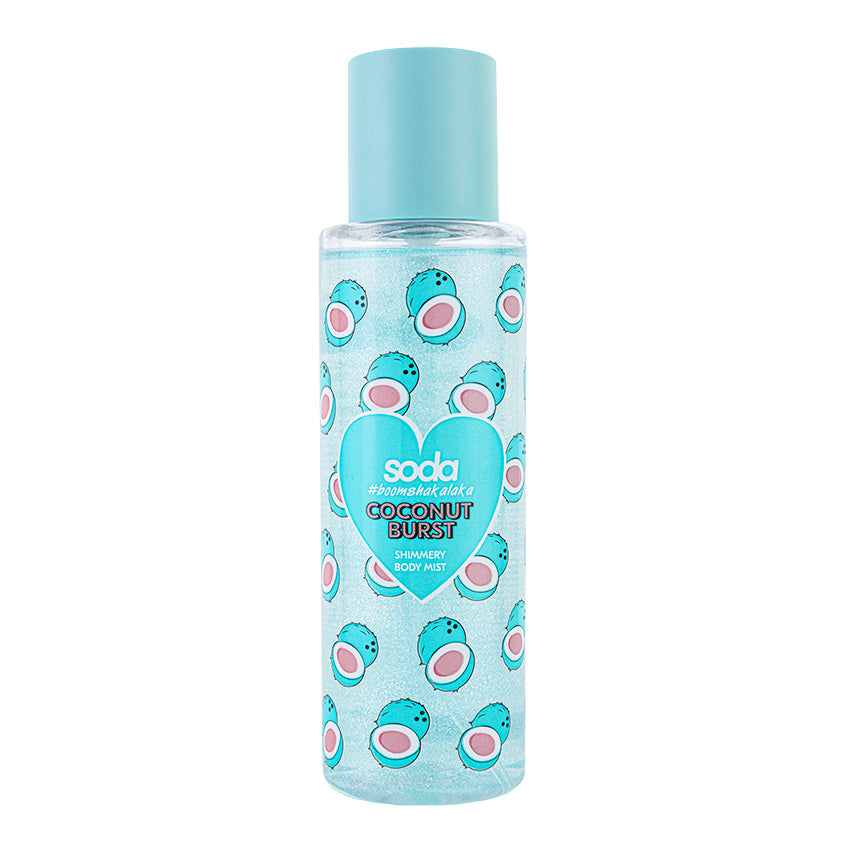 SODA COCONUT BURST SHIMMER BODY MIST #boomshakalaka 165 ml