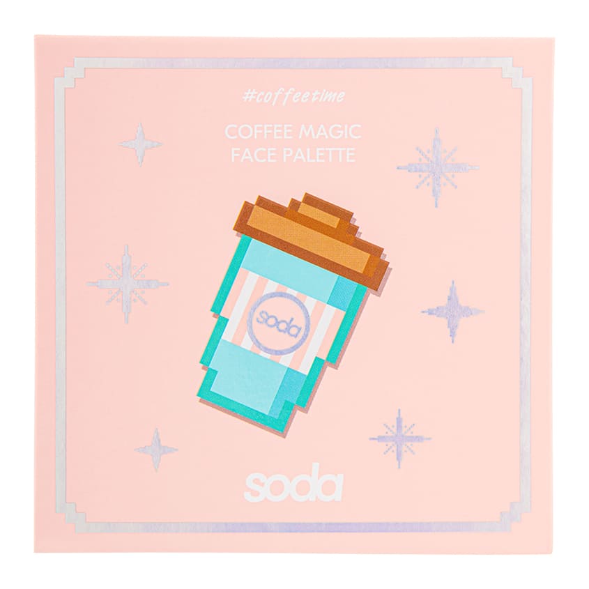 SODA COFFEE MAGIC FACE PALETTE #coffetime 001 16g