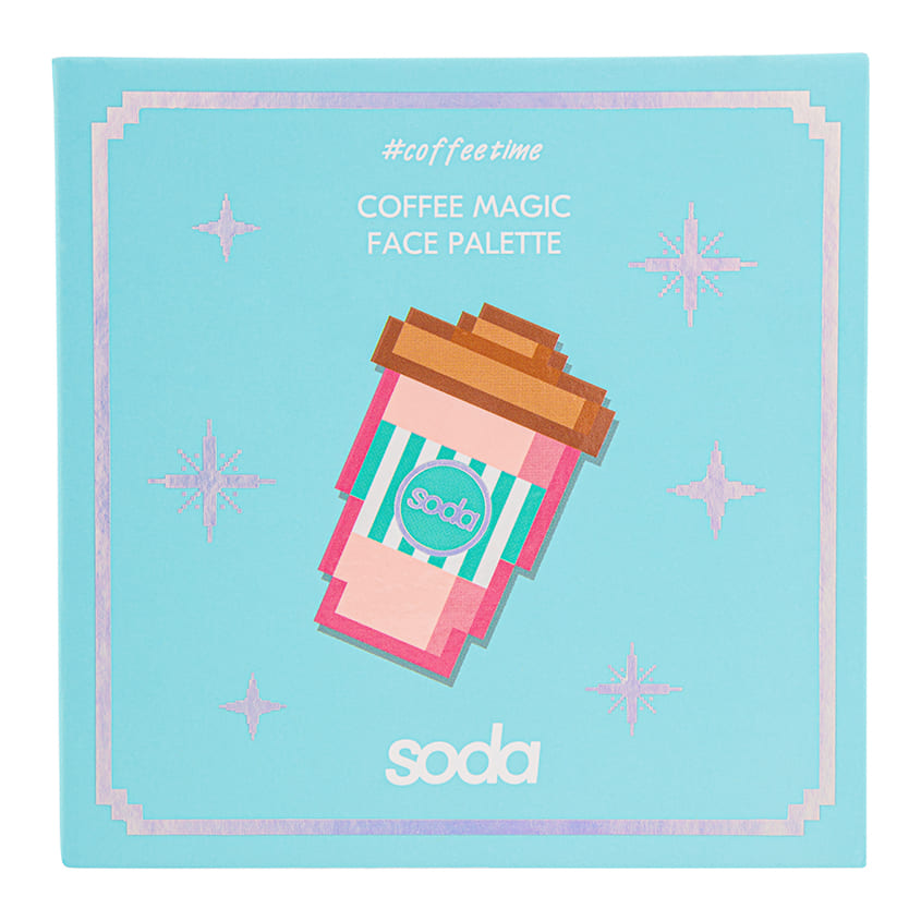 SODA COFFEE MAGIC FACE PALETTE #coffetime 002 16g – online store