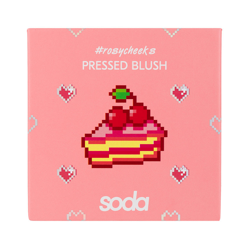 SODA PRESSED BLUSH #rosycheeks 101 CHERRY CAKE 9g