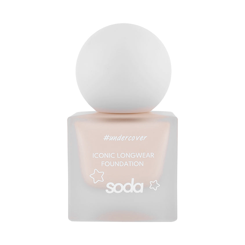 SODA ICONIC LONGWEAR FOUNDATION #undercover 001, 30 ml