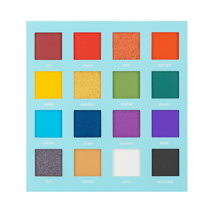 GAME OVER EYESHADOW PALETTE #gamergirl 001 OLD SCHOOL
