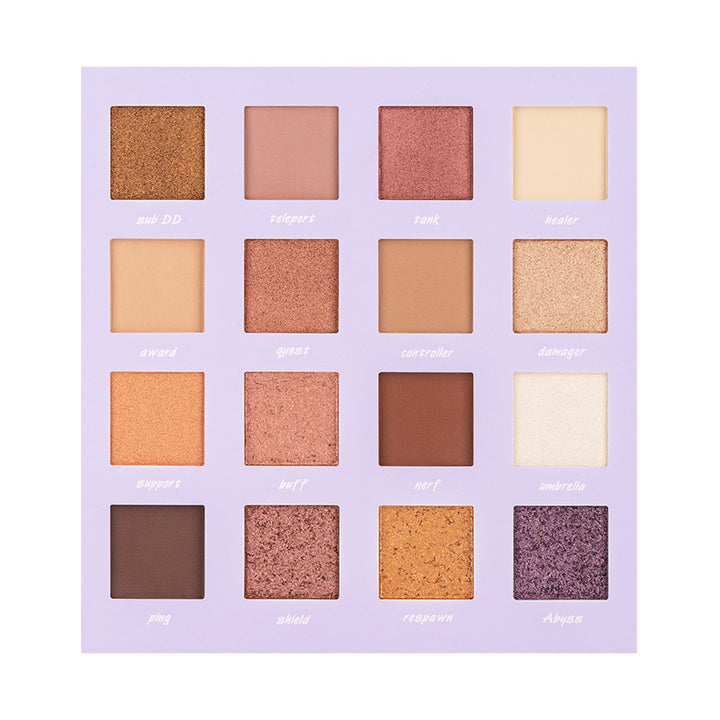 GAME OVER EYESHADOW PALETTE #gamergirl 002 DREAM TEAM