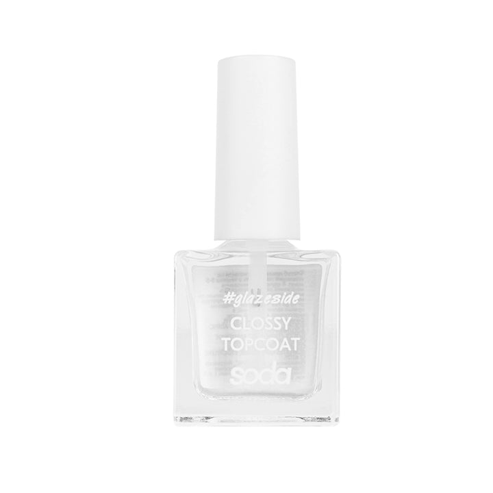 Nail polishes, base and top coats GLOSSY TOPCOAT #glazeside 403, 8 ml