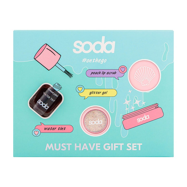 Lip glosses MUST HAVE GIFT SET #onthego, 4 g + 10 ml + 1,5 g