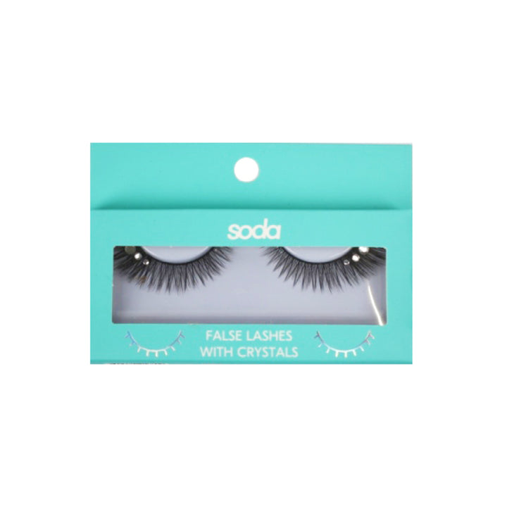 False Eyelashes with Rhinestones #dollyeyes