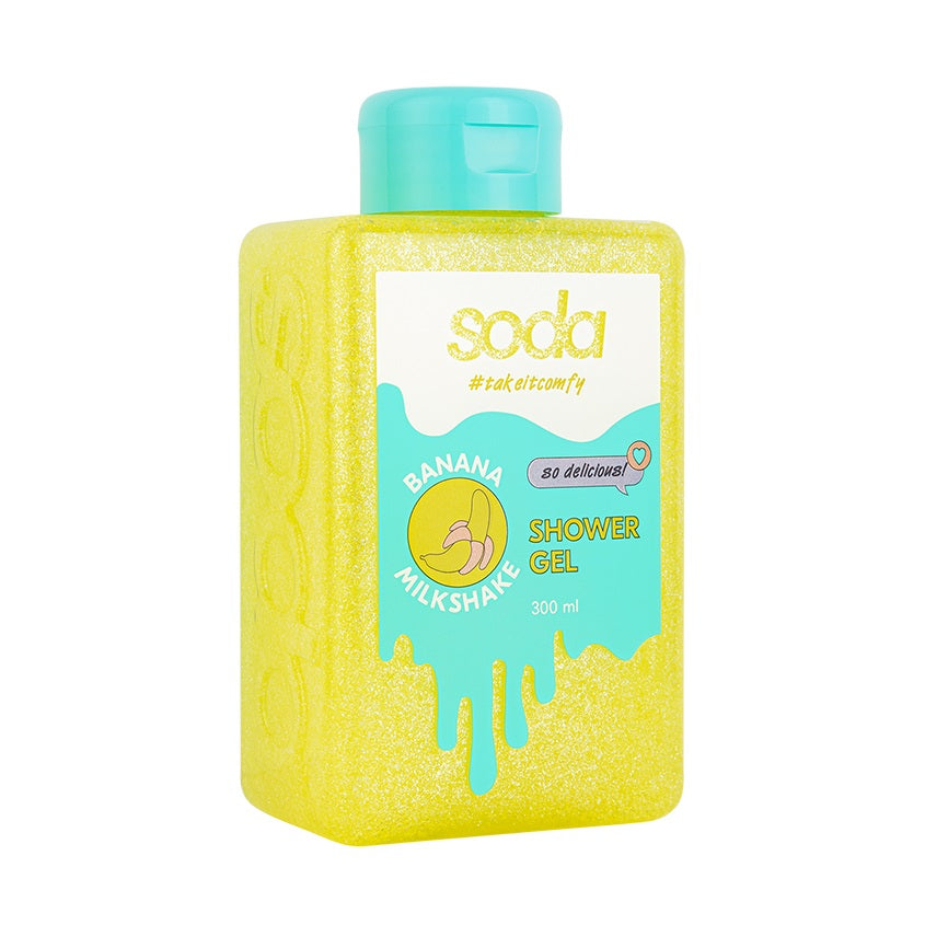 SODA SHOWER GEL #takeitcomfy BANANA MILKSHAKE, 300 ml – online store