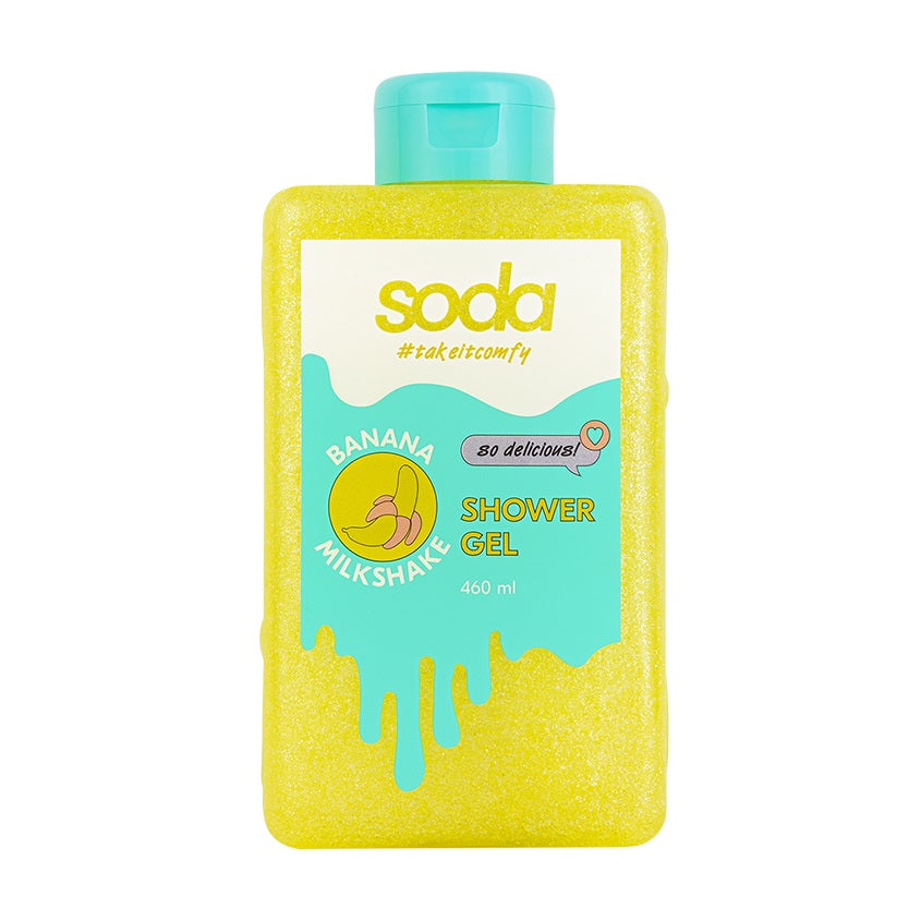 SODA SHOWER GEL #takeitcomfy BANANA MILKSHAKE, 460 ml – online store