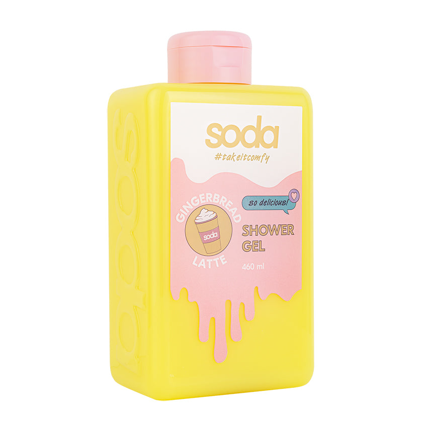 SODA SHOWER GEL #takeitcomfy GINGERBREAD LATTE, 460 ml