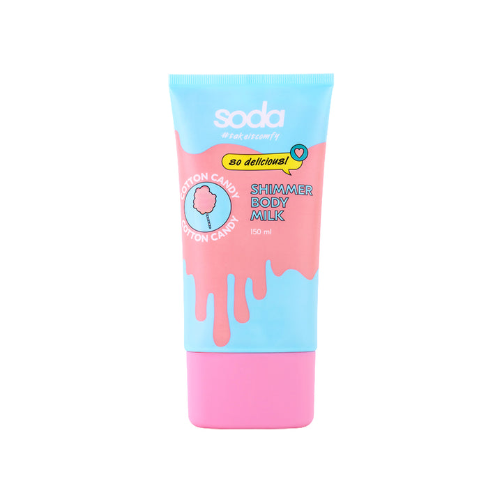 Body care SHIMMER BODY MILK #takeitcomfy COTTON CANDY, 150 ml