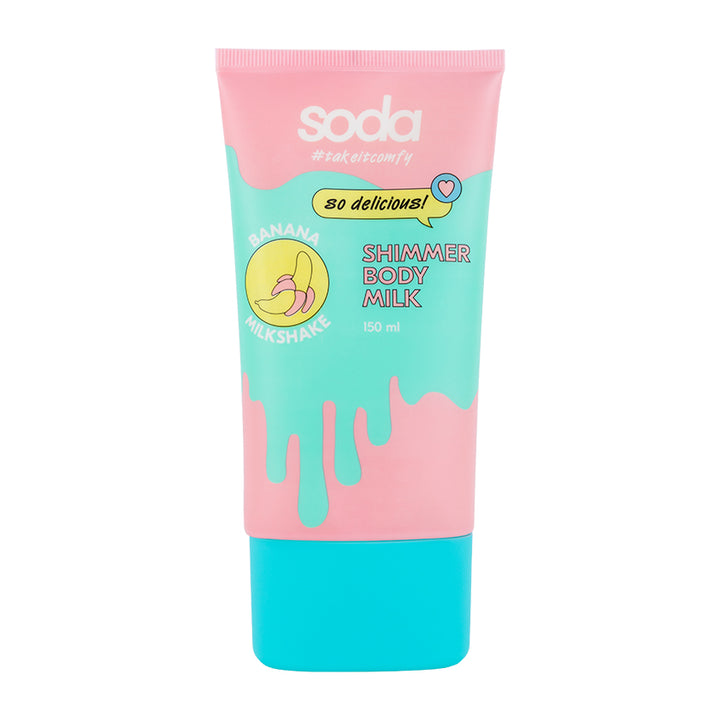 SHIMMER BODY MILK #takeitcomfy BANANA MILKSHAKE, 150 ml