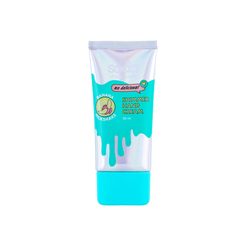 SODA SHIMMER HAND CREAM #takeitcomfy BANANA MILKSHAKE, 50 ml – buy online