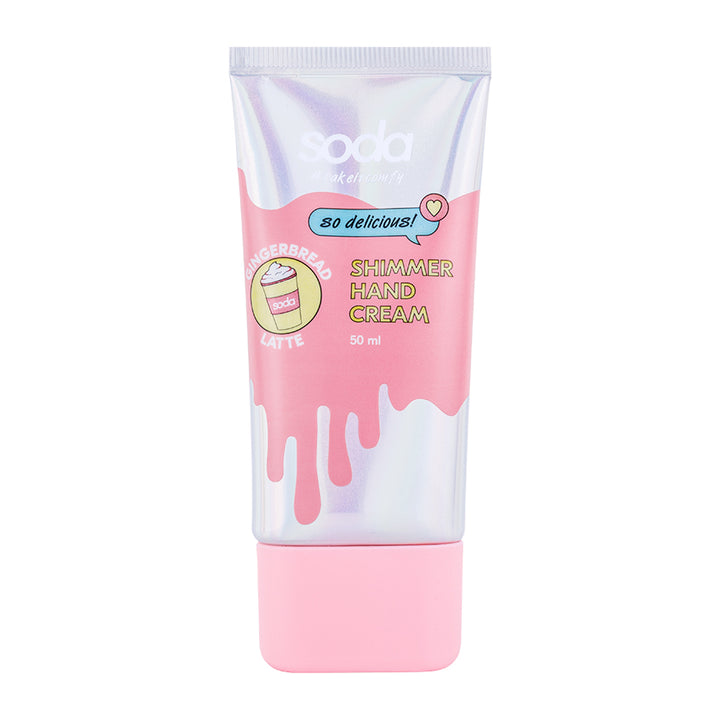 Hand care products SHIMMER HAND CREAM #takeitcomfy GINGERBREAD LATTE, 50 ml