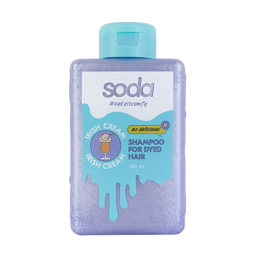 SODA SHAMPOO FOR DYED HAIR #takeitcomfy IRISH CREAM, 300 ml – buy online