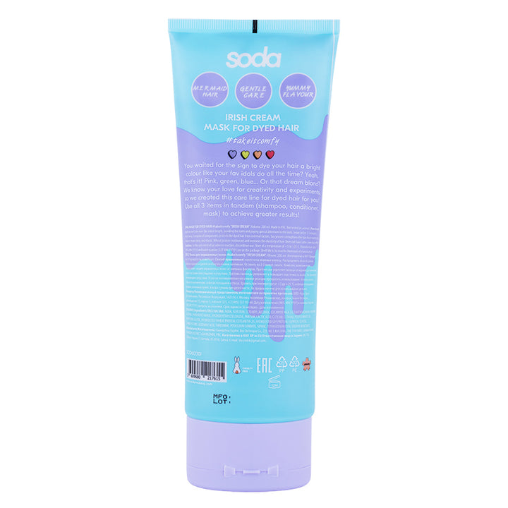 MASK FOR DYED HAIR #takeitcomfy IRISH CREAM, 200 ml