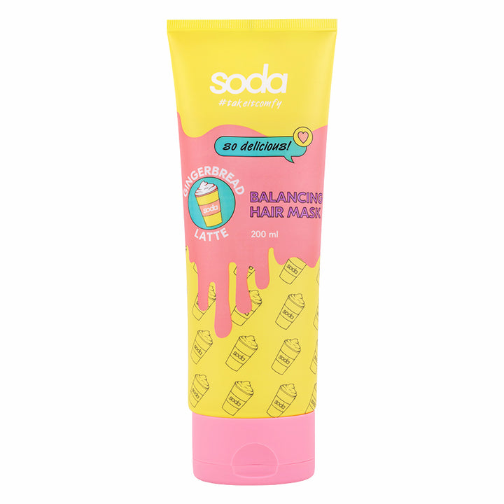 Hair care BALANCING HAIR MASK #takeitcomfy GINGERBREAD LATTE, 200 ml
