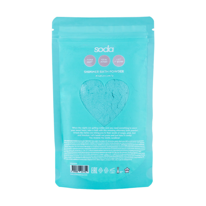 SODA SHIMMER BATH POWDER #takeitcomfy LIME COLA, 150 g – buy online