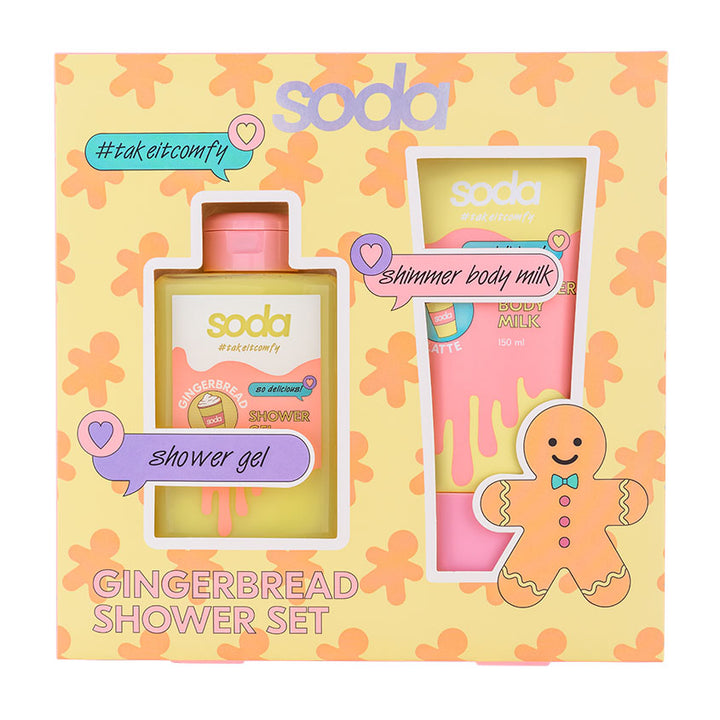 GWP October 200-450 GINGERBREAD SHOWER SET #takeitcomfy