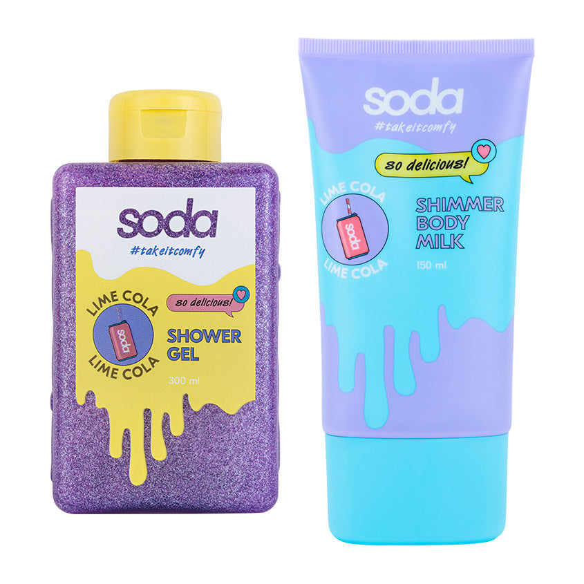 SODA COLA SHOWER SET #takeitcomfy