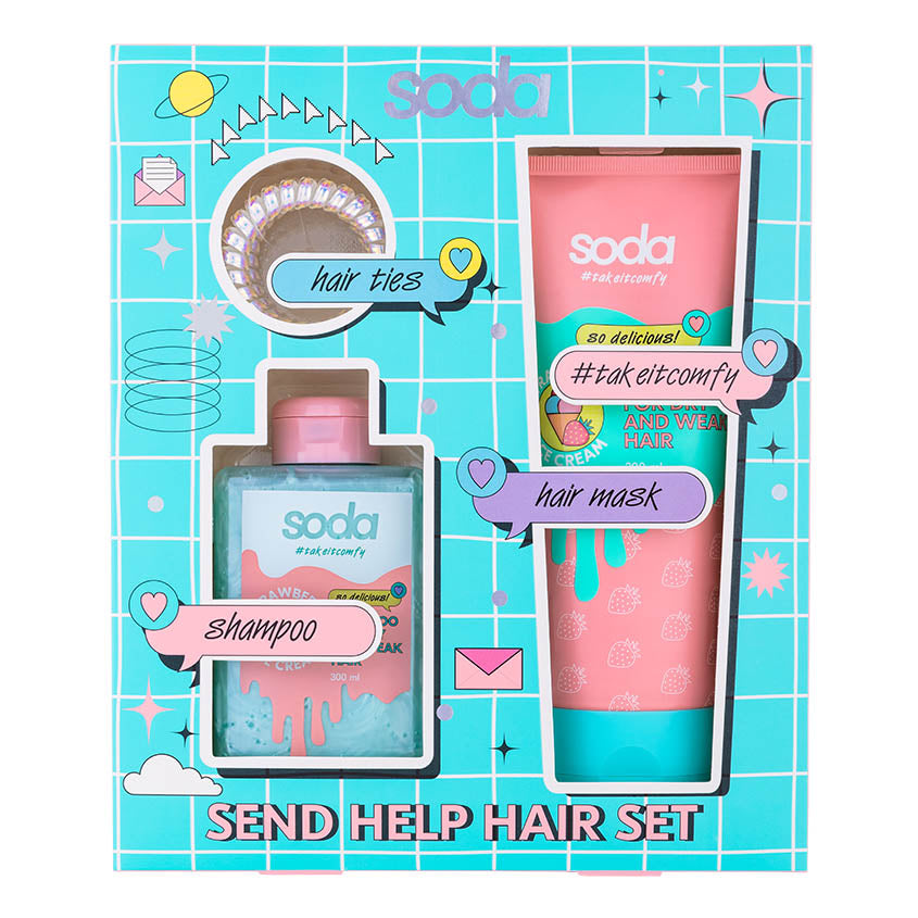 SODA SEND HELP HAIR SET #takeitcomfy
