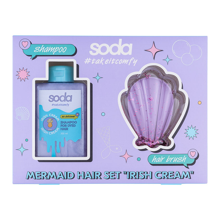 SODA MERMAID HAIR SET IRISH CREAM #takeitcomfy