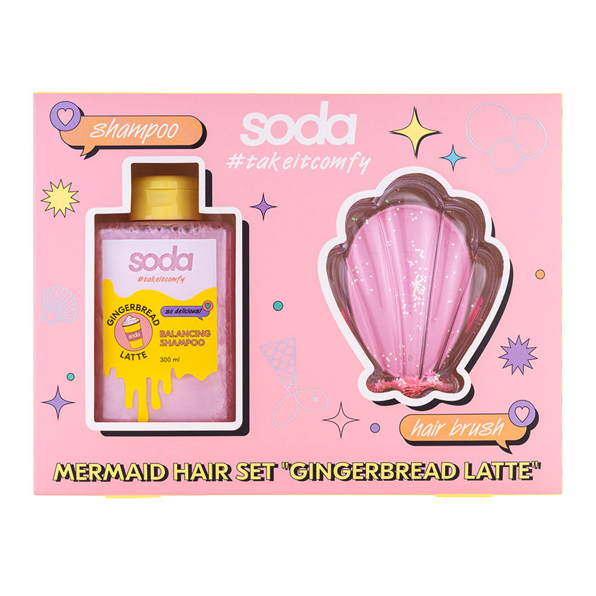SODA MERMAID HAIR SET GINGERBREAD LATTE #takeitcomfy
