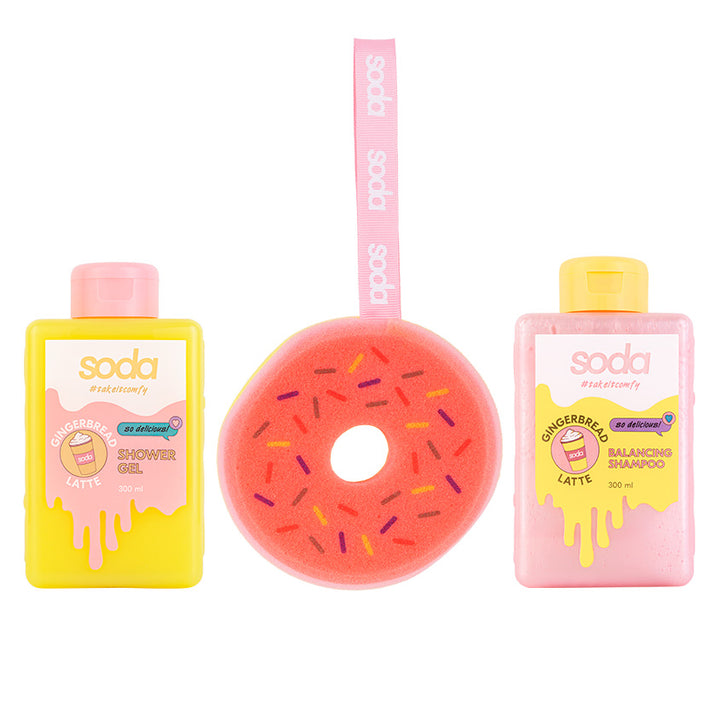 BUBBLY DREAMS BATH SET GINGERBREAD LATTE #takeitcomfy